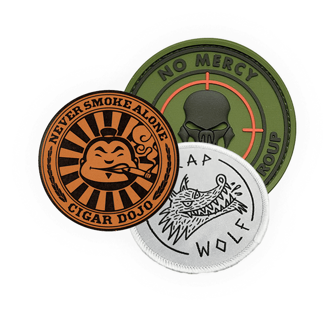 Custom embroidered patches